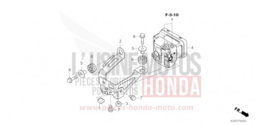 MODULATEUR ABS MSX125AR de 2024